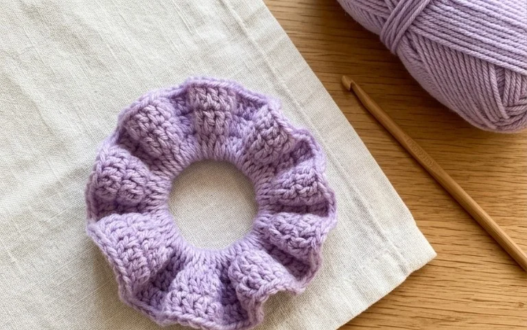 Crochet Scrunchie with Long Curls/Spirals: Easy Pattern & Creative Ideas